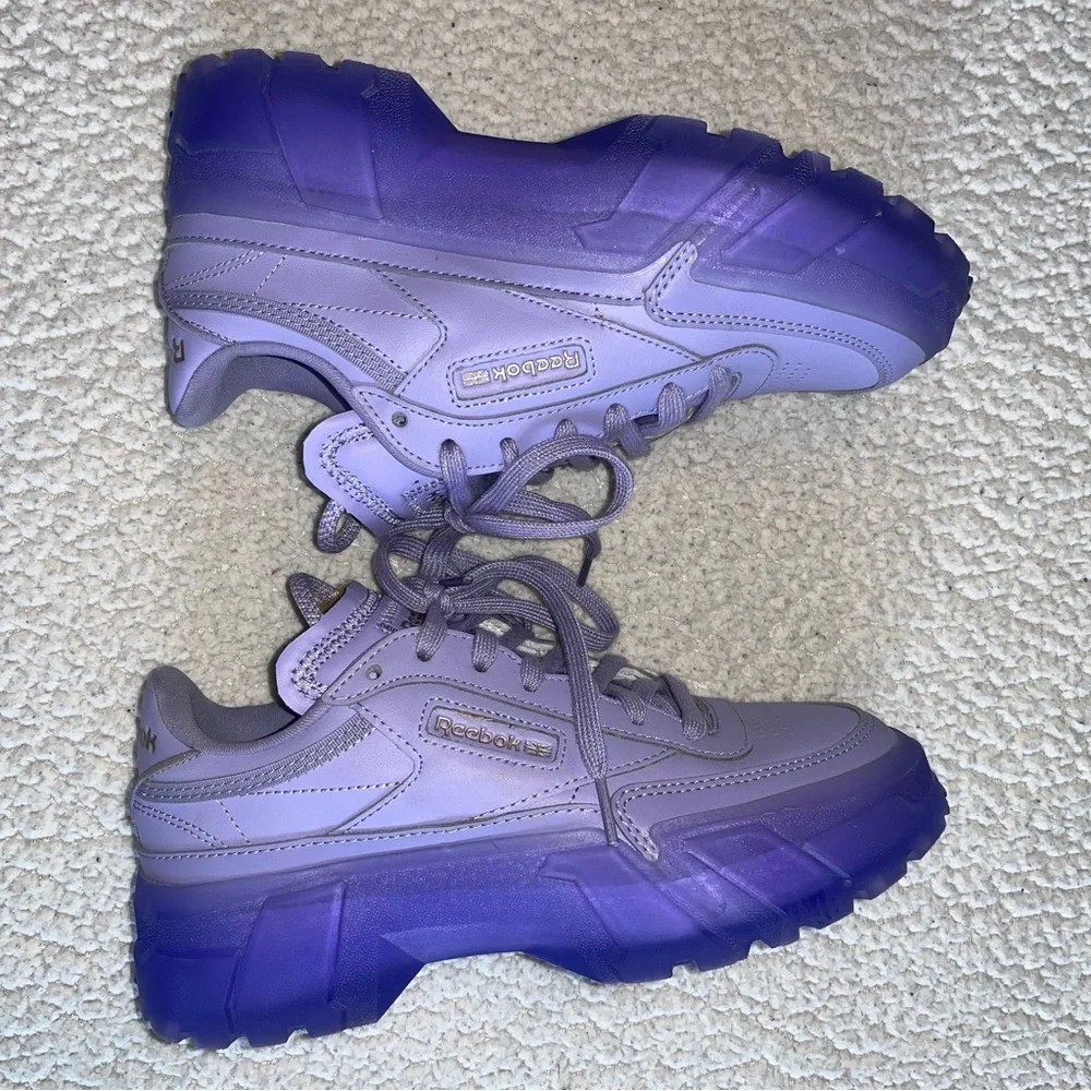 Cardi B x Reebok Club C V2 Lavender Sneakers – Unisex Streetwear‎ Heat 🔥